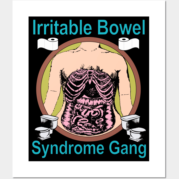 Irritable Bowel Syndrome Gang Wall Art by blueversion